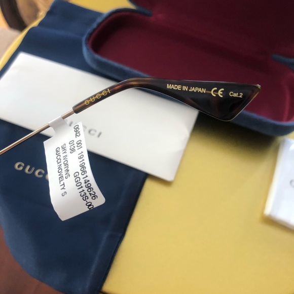 🔥 NEW Gucci Sunglasses GG0113S 002 🔥 - Picture 16 of 16